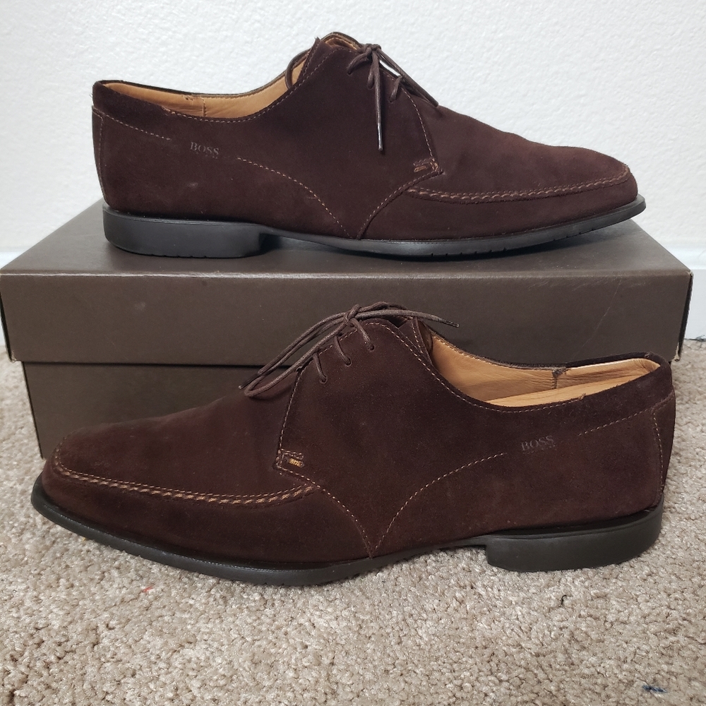 Hugo Boss Suede Lace up